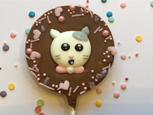 Load image into Gallery viewer, Kitty Cat Milk Chocolate Lollies
