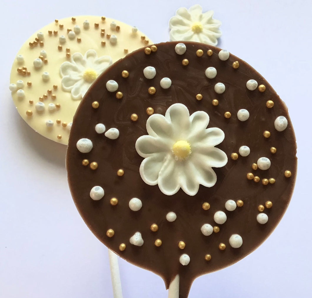 Daisy chocolate Lolly